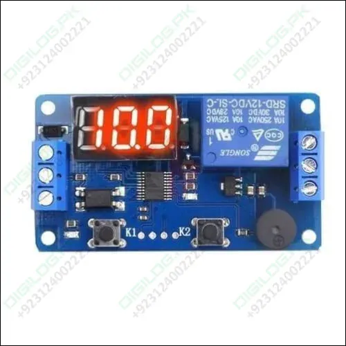 12v Digital Led Timer Module Adjustable Timer Relay Time Control Switch Trigger Timing Board