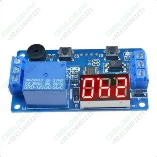 12v Digital Led Timer Module Adjustable Timer Relay Time Control Switch Trigger Timing Board