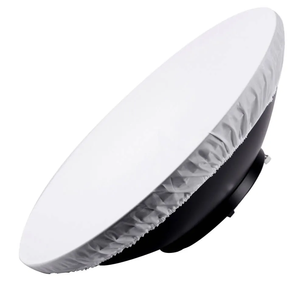 16.5" White Interior Beauty Dish Reflector with Honeycomb Grid