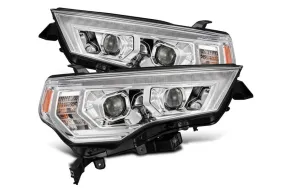 2014-20 Toyota 4Runner AlphaRex MK II Pro Series Halogen Projector Head Lights, Chrome