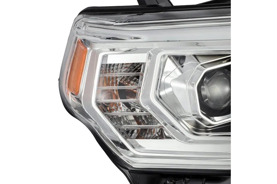 2014-20 Toyota 4Runner AlphaRex Pro Series Halogen Projector Head Lights, Chrome 2