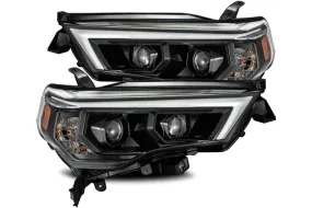 2014-20 Toyota Tacoma AlphaRex LUXX Series LED Projector Headlights, Alpha Black