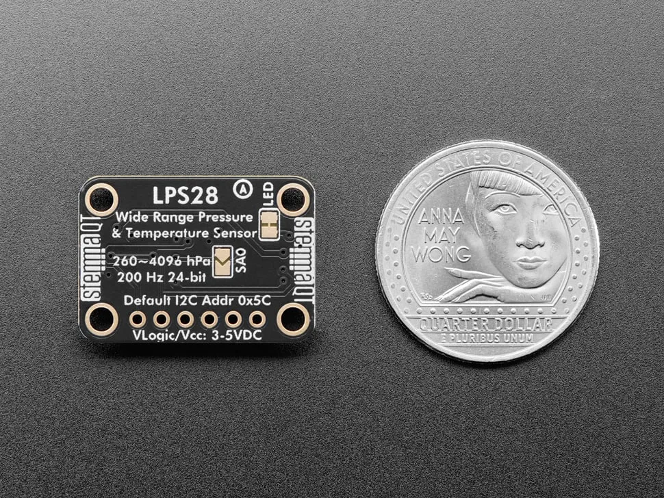 Adafruit LPS28 (LPS28DFW) Pressure Sensor - STEMMA QT / Qwiic