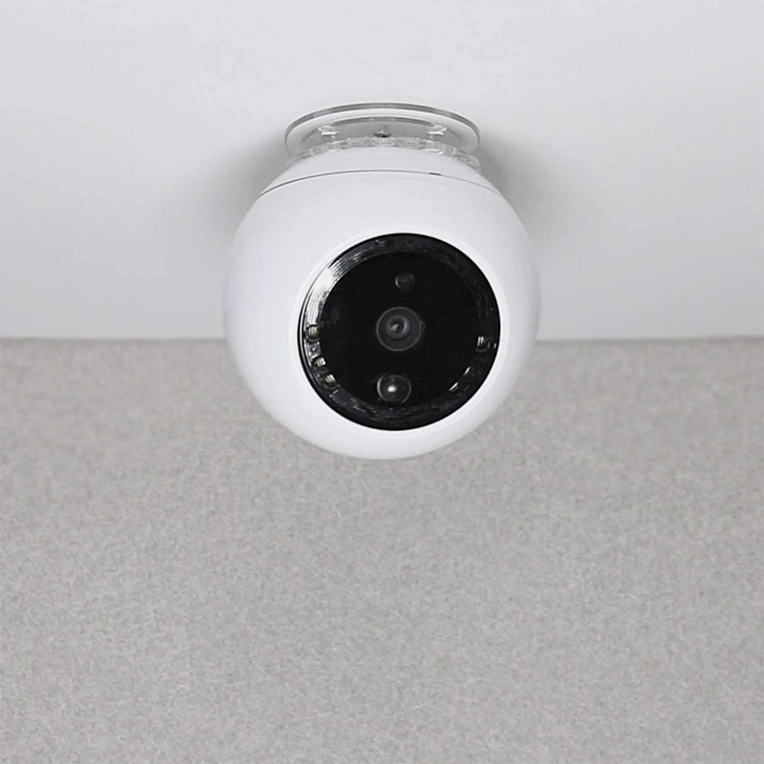 Amaryllo ACR1501R12WHay Apollo Biometric 360° Auto Tracking PTZ Wi-Fi Security Camera, White-JE