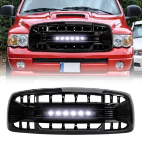 AMERICAN MODIFIED Armor Grille for 02-05 Dodge Ram 1500/2500/3500, Glossy Black