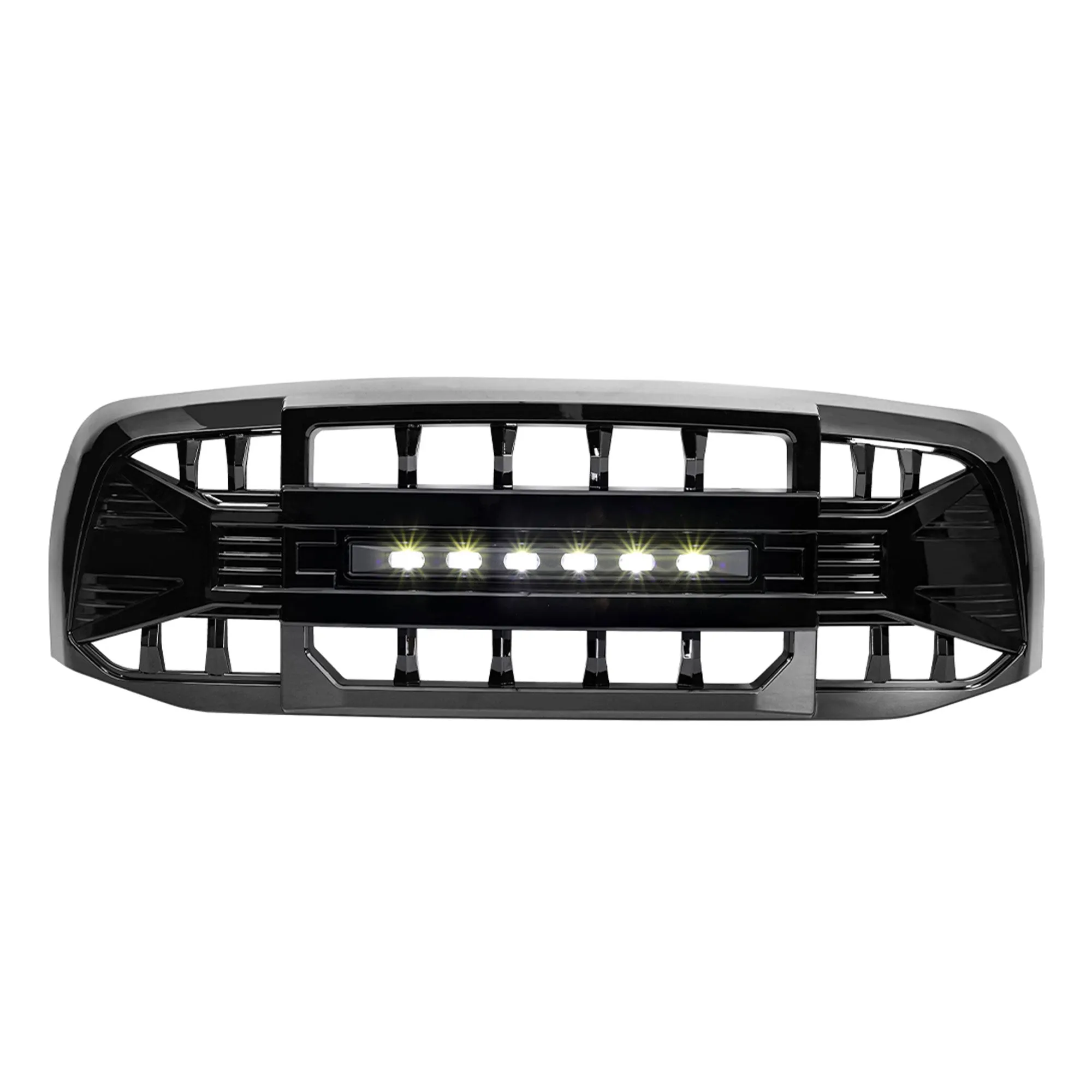 AMERICAN MODIFIED Armor Grille for 2006 to 2008 Dodge Ram 1500, Glossy Black