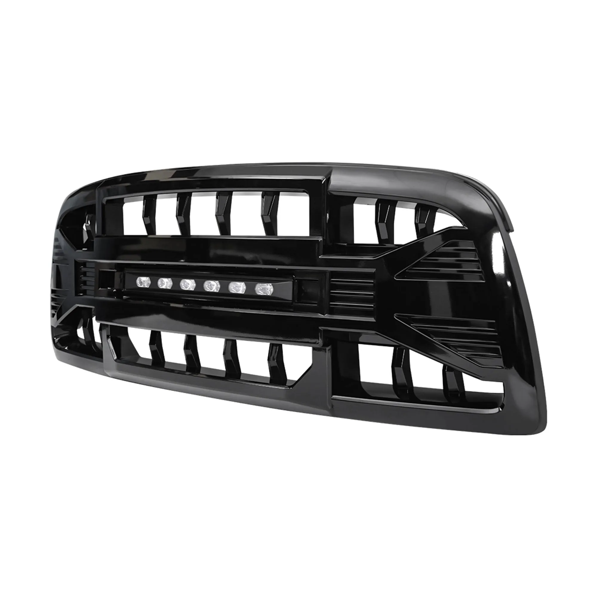 AMERICAN MODIFIED Armor Grille for 2009 to 2012 Dodge Ram 1500, Glossy Black