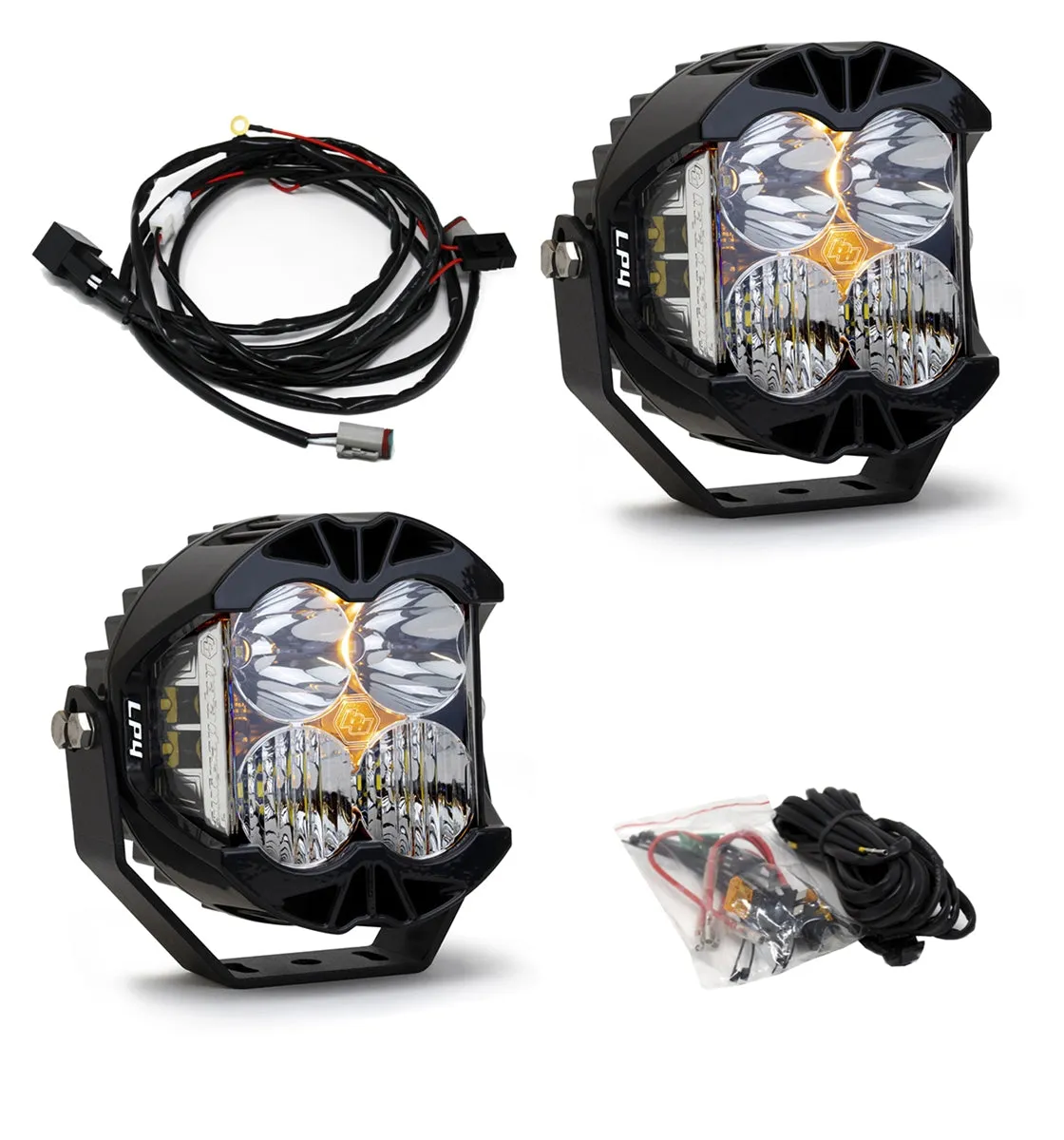 BAJA DESIGNS - LP4 PRO PAIR DRIVING/COMBO LED - CLEAR