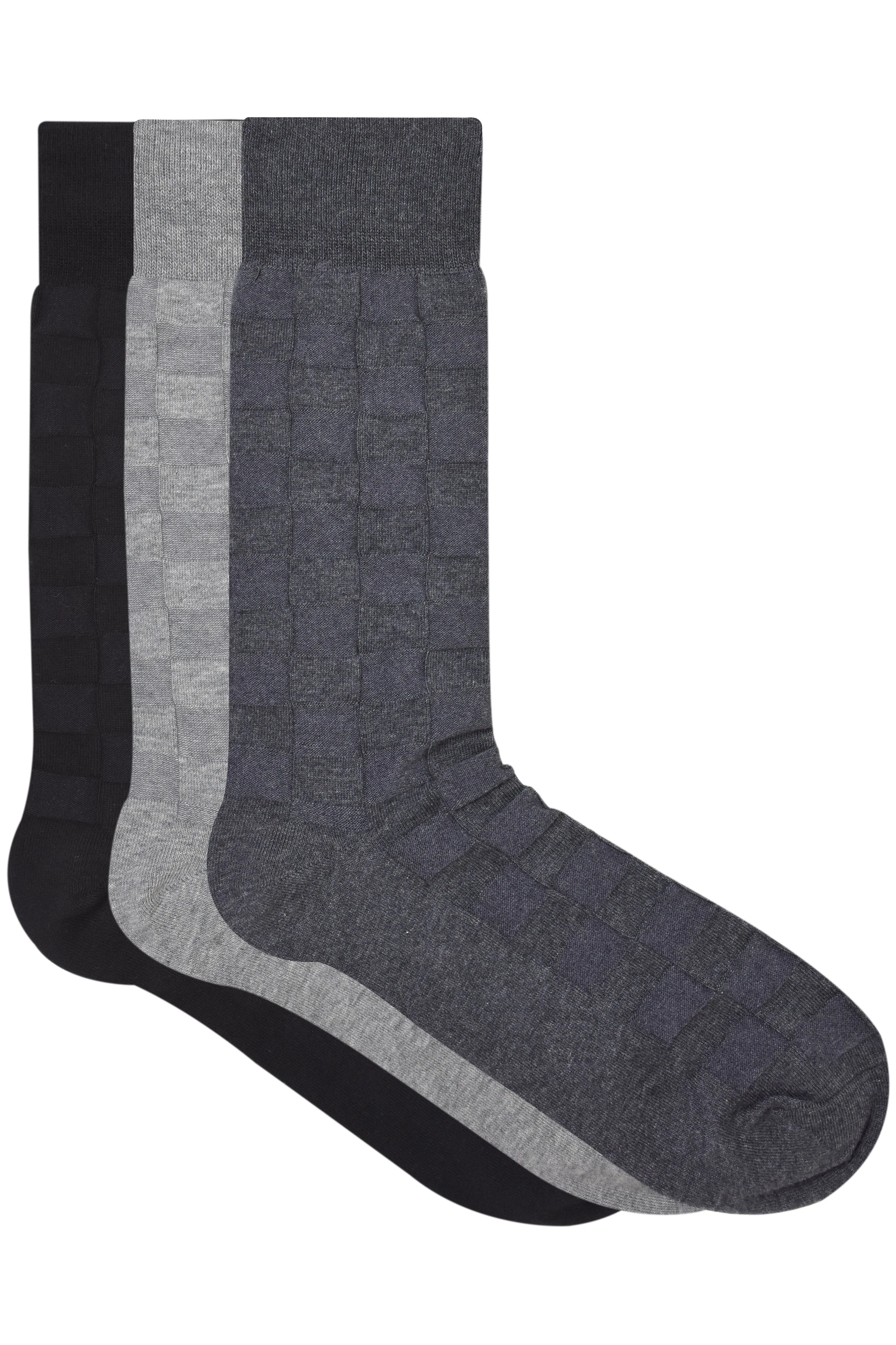 Balenzia Men's Cotton Crew Socks-(Pack of 3 Pairs/1U)