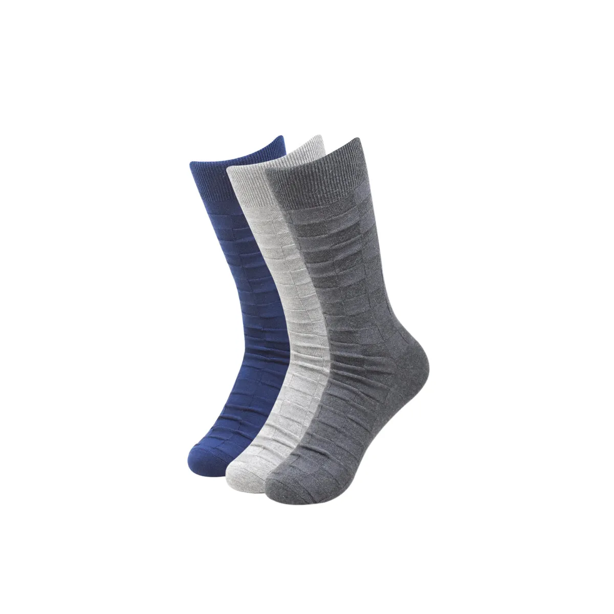 Balenzia Men's Cotton Crew Socks-(Pack of 3 Pairs/1U)