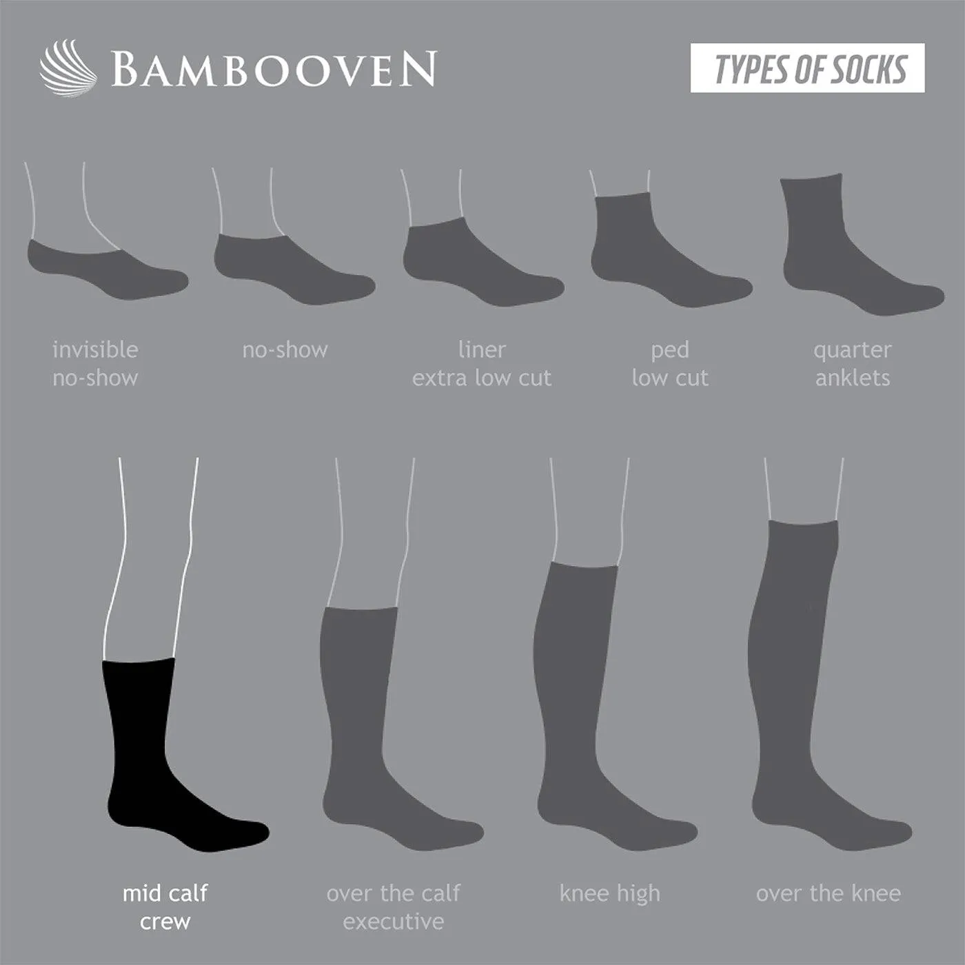 Bambooven Men’s Lightweight Dress and Trouser Socks – Super Soft, Premium Bamboo, Odor Free and Breathable, Calf Socks, Crew Socks (3 Pack)-509