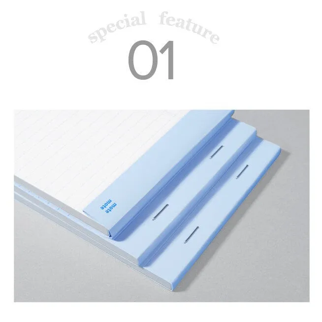 BLUE MoteMote B6 Writing Pad 100gsm Notepad 7mm Ruled B6 Legal Pad | 60 Sheets