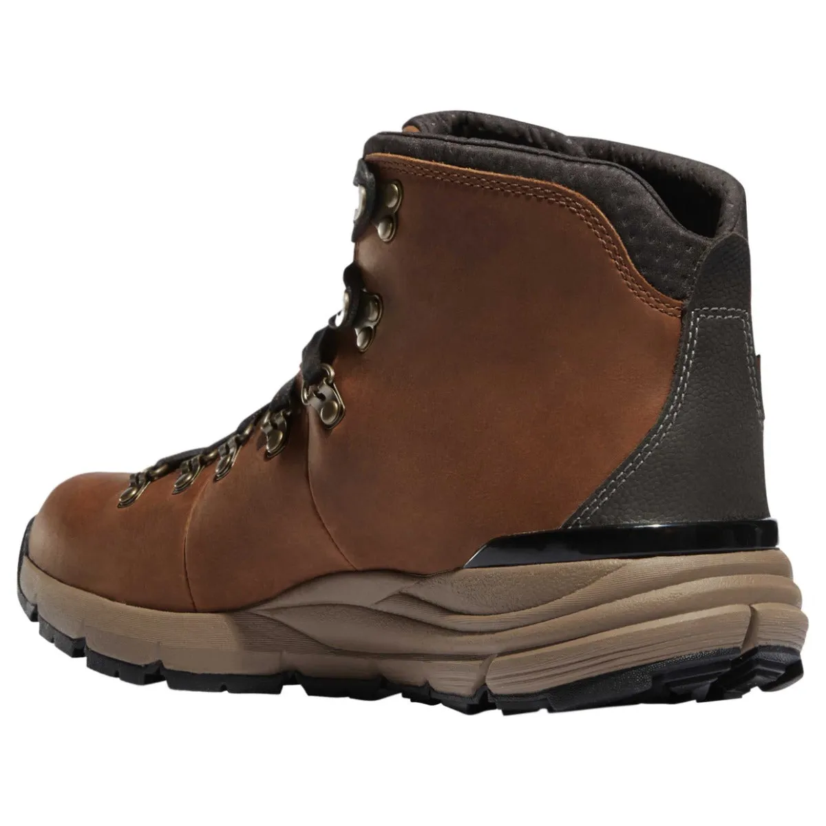 Brown Leather 'Mountain 600' Waterproof Boots - EE Width