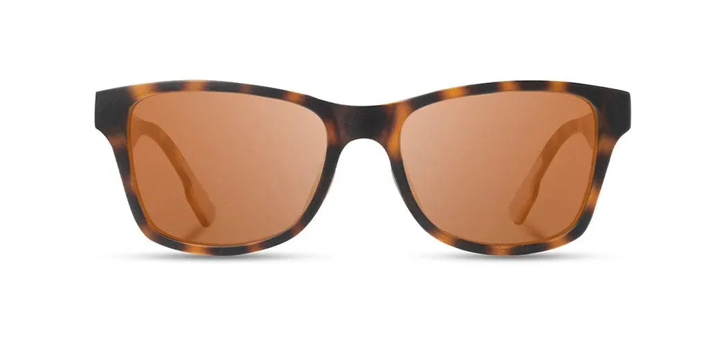 Canby ACTV Sunglasses | Matte Brindle / Elm Burl | Brown Polarized | Shwood