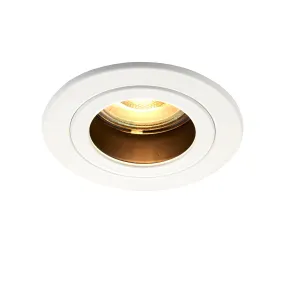 Cast Baffle White Recessed Adjustable Downlight 50W