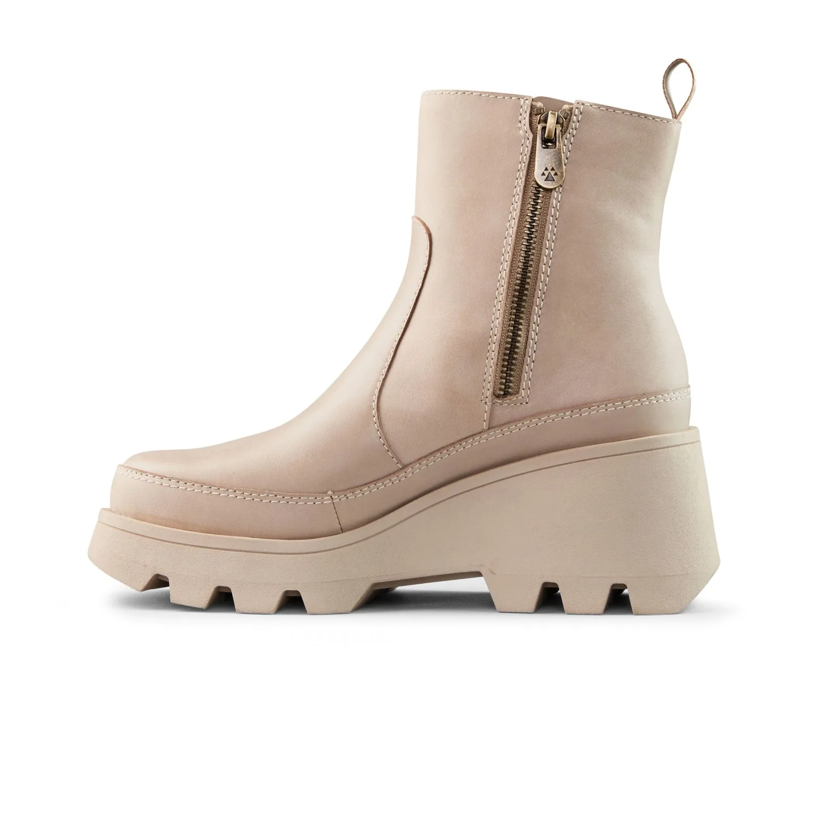 Cougar Villa Waterproof Wedge Boot (Women) - Cream