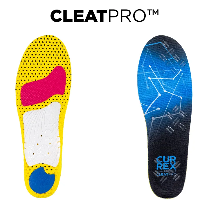 CURREX® CLEATPRO™ Insoles | Sports Insoles for Soccer Cleats, Football Cleats, Spikes, & Field Sport Shoes