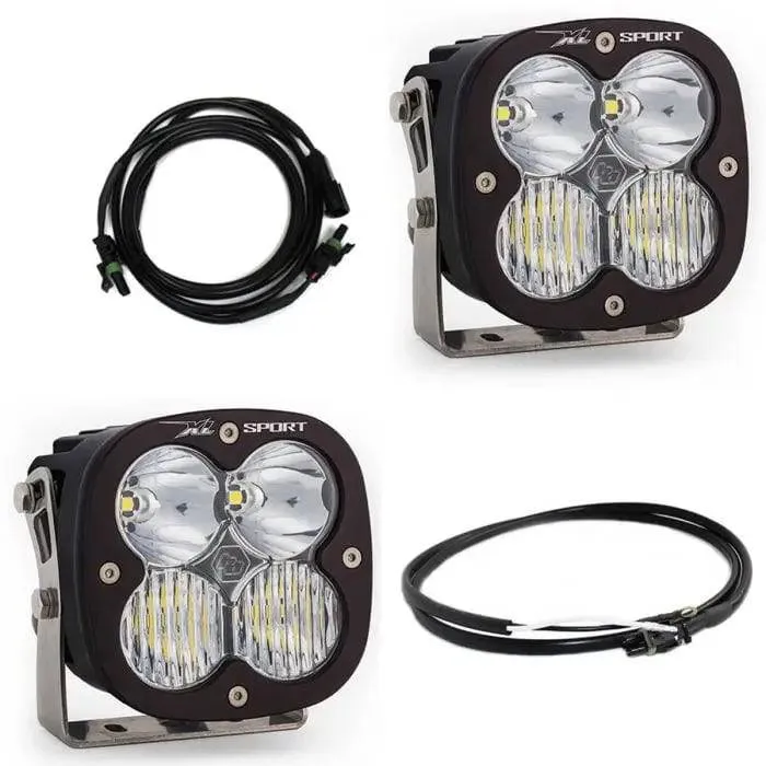 Dual XL LED Auxiliary Light Kit for Jeep JL / JT with Steel Bumpers