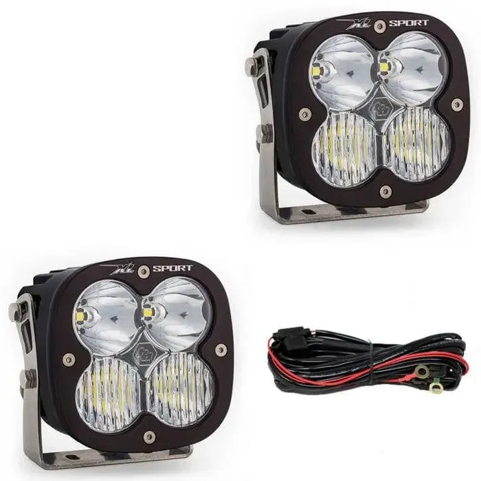 Dual XL LED Auxiliary Light Kit for Jeep JL / JT with Steel Bumpers