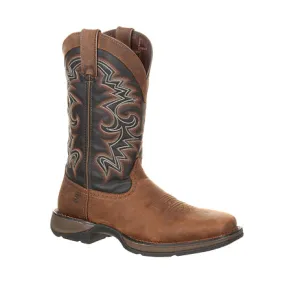 Durango Men's Rebel Pull-On Western Boot - Chocolate/Midnight DDB0135