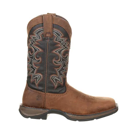 Durango Men's Rebel Pull-On Western Boot - Chocolate/Midnight DDB0135