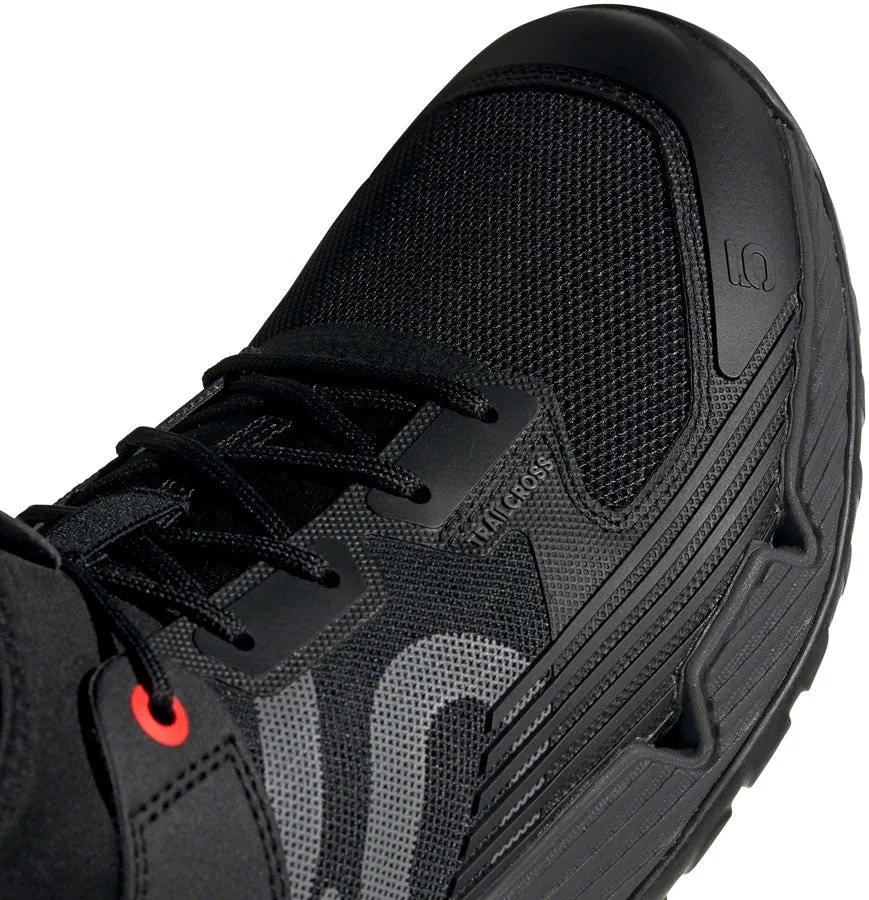 Five Ten Trailcross XT Flat Shoe - Men's, Core Black / Grey Four / Solar Red