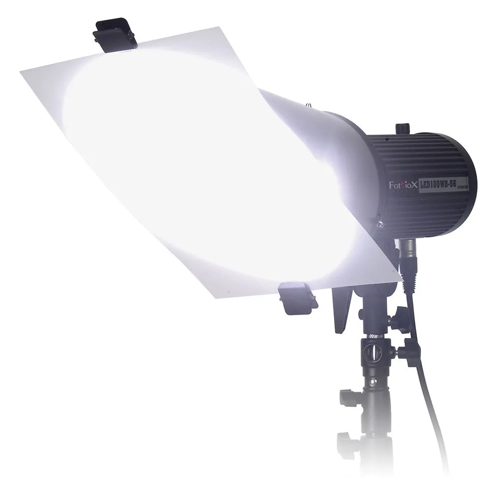 Fotodiox Background Reflector for Balcar and Paul C Buff (AlienBees, Einstein, White Lightning) Compatible Lights - Included Diffusion Sheet