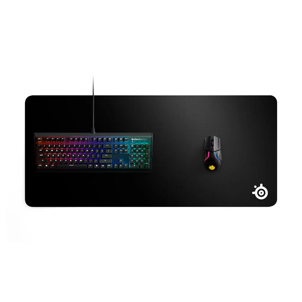 Gaming mouse pad SteelSeries QcK Heavy XXL, black