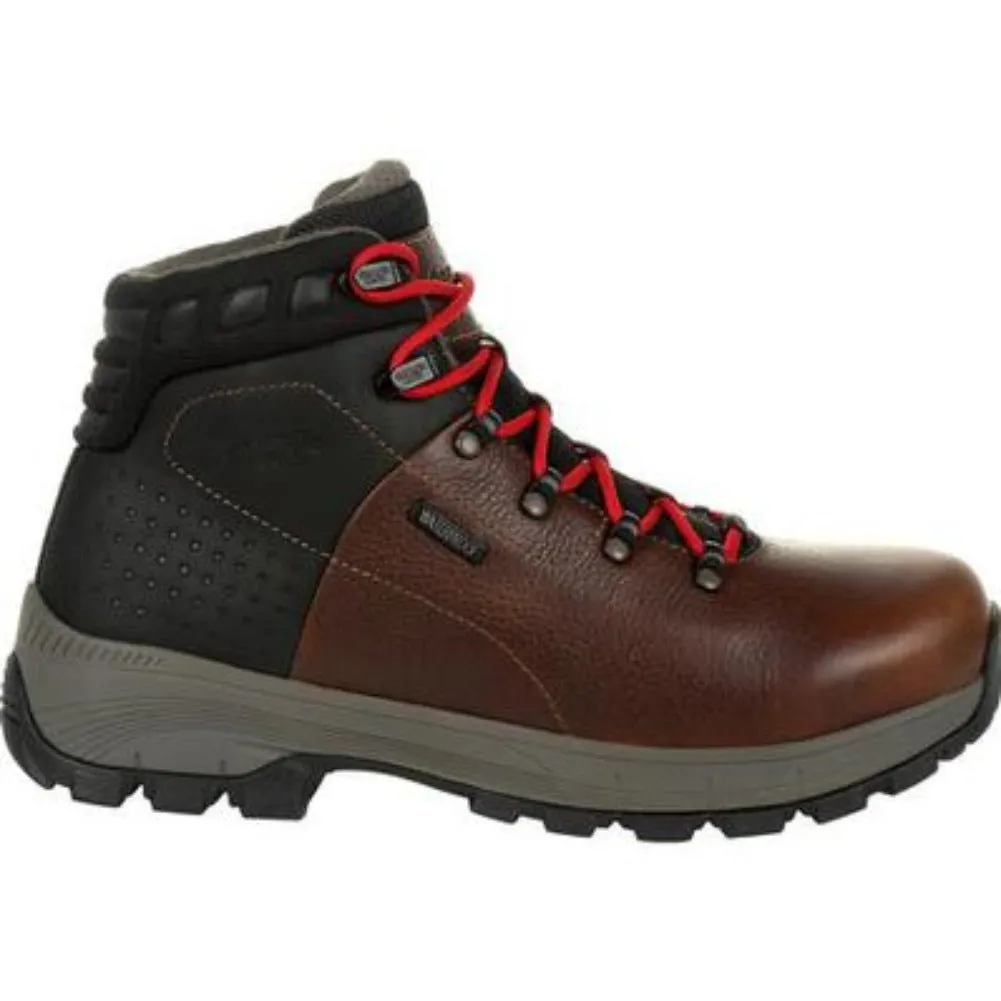 Georgia Boot Eagle Trail Men's Alloy Toe Waterproof Boots Gb00397 In Brown