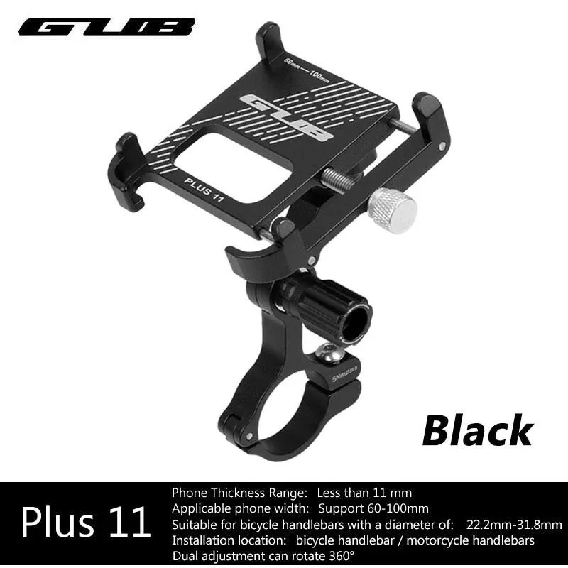 GUB Aluminum Alloy Bike Phone Mount Bicycle Phone Holder Motorcycle Phone Holder Cycling Phone Bracket Bike Accessories