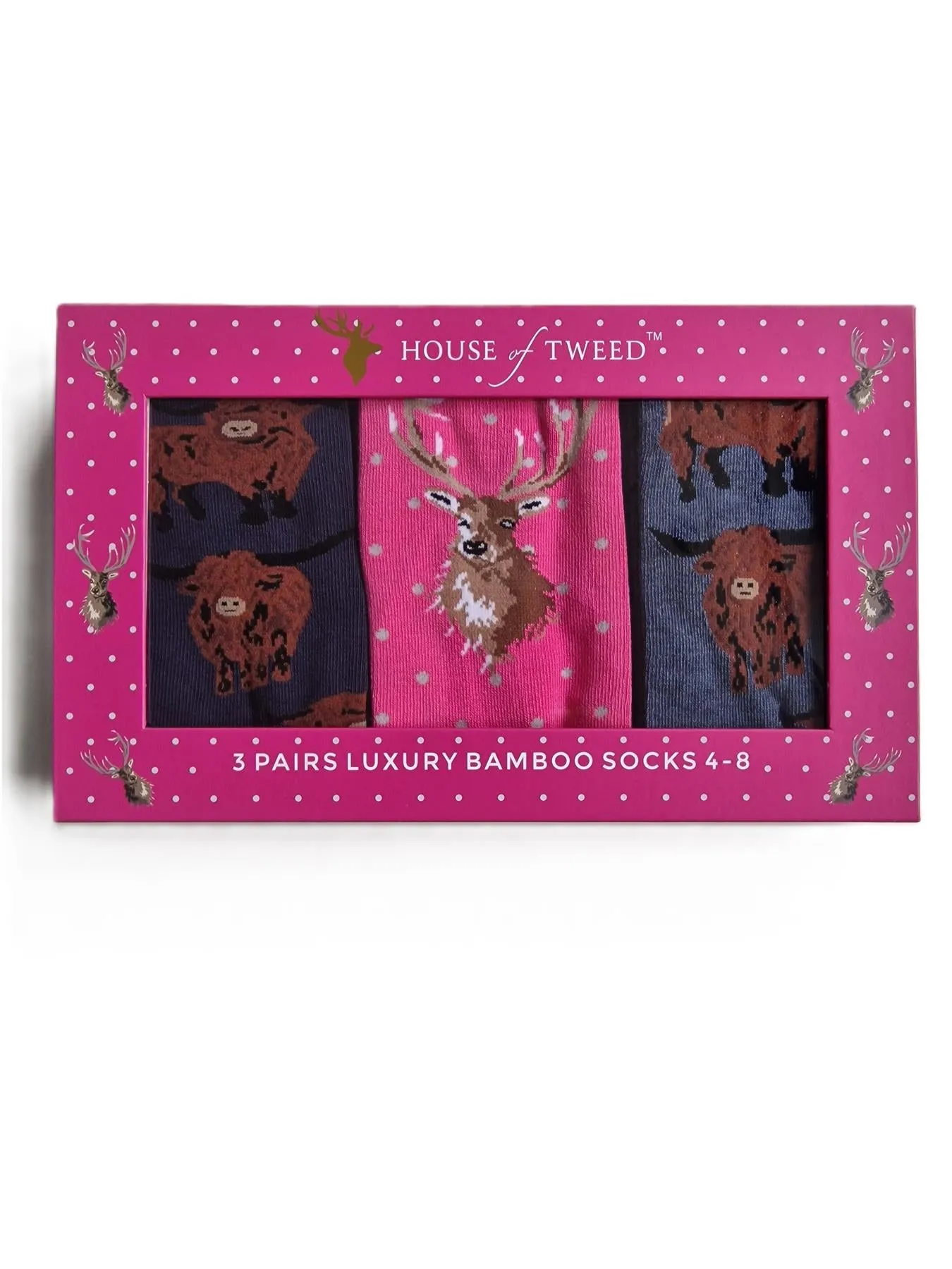 House of Tweed Luxury Ladies Bamboo Gift Novelty Socks