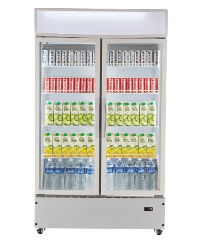 Kadeka KSC-1100W2 Upright Chiller Showcase 2 Doors