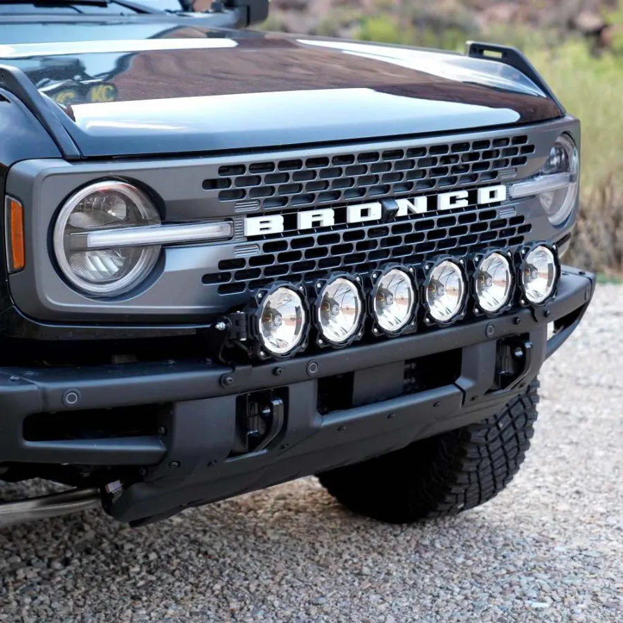 KC HiLites Gravity LED Pro6 Bumper Light Bar Kit for Bronco (2021-2024)