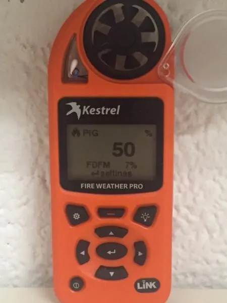 Kestrel 5500FW Fire Weather Meter Pro with LiNK Orange