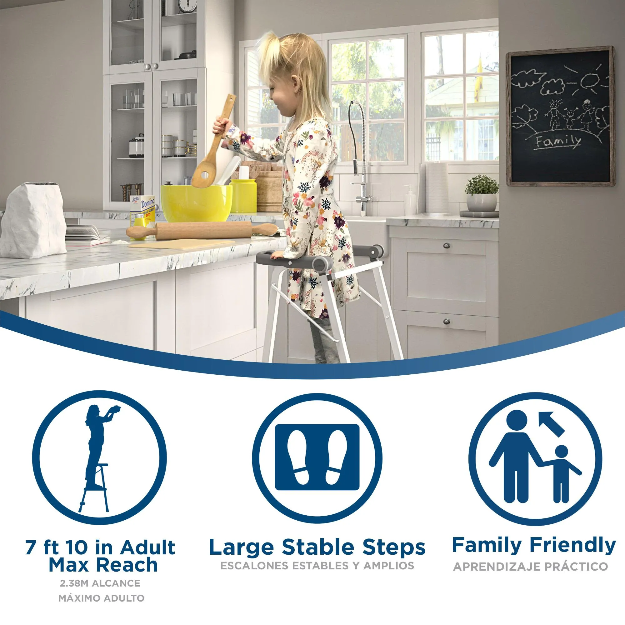 Kitchen Stepper™ Folding Step Stool