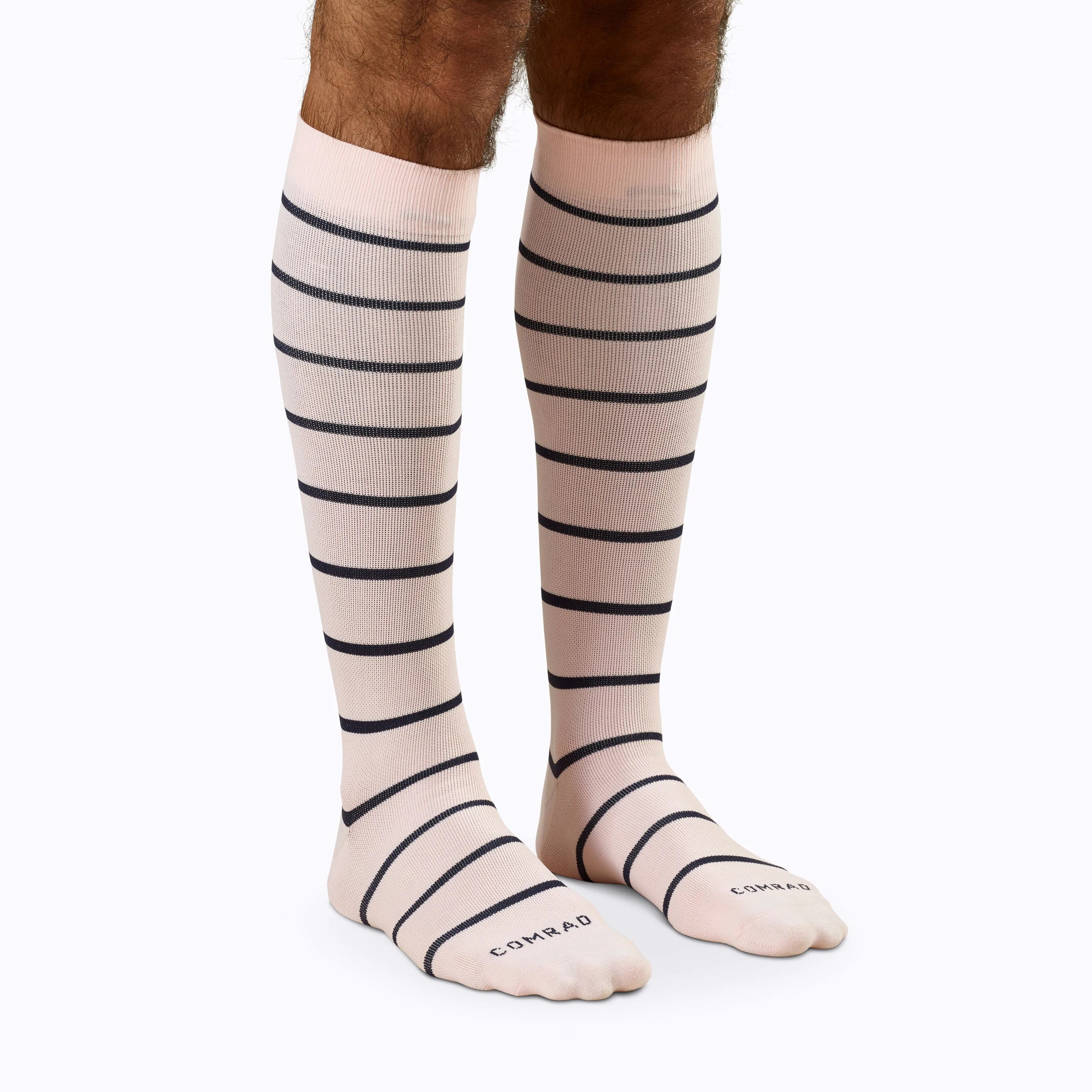 Knee-High Compression Socks – Stripes (20-30 mmHg)