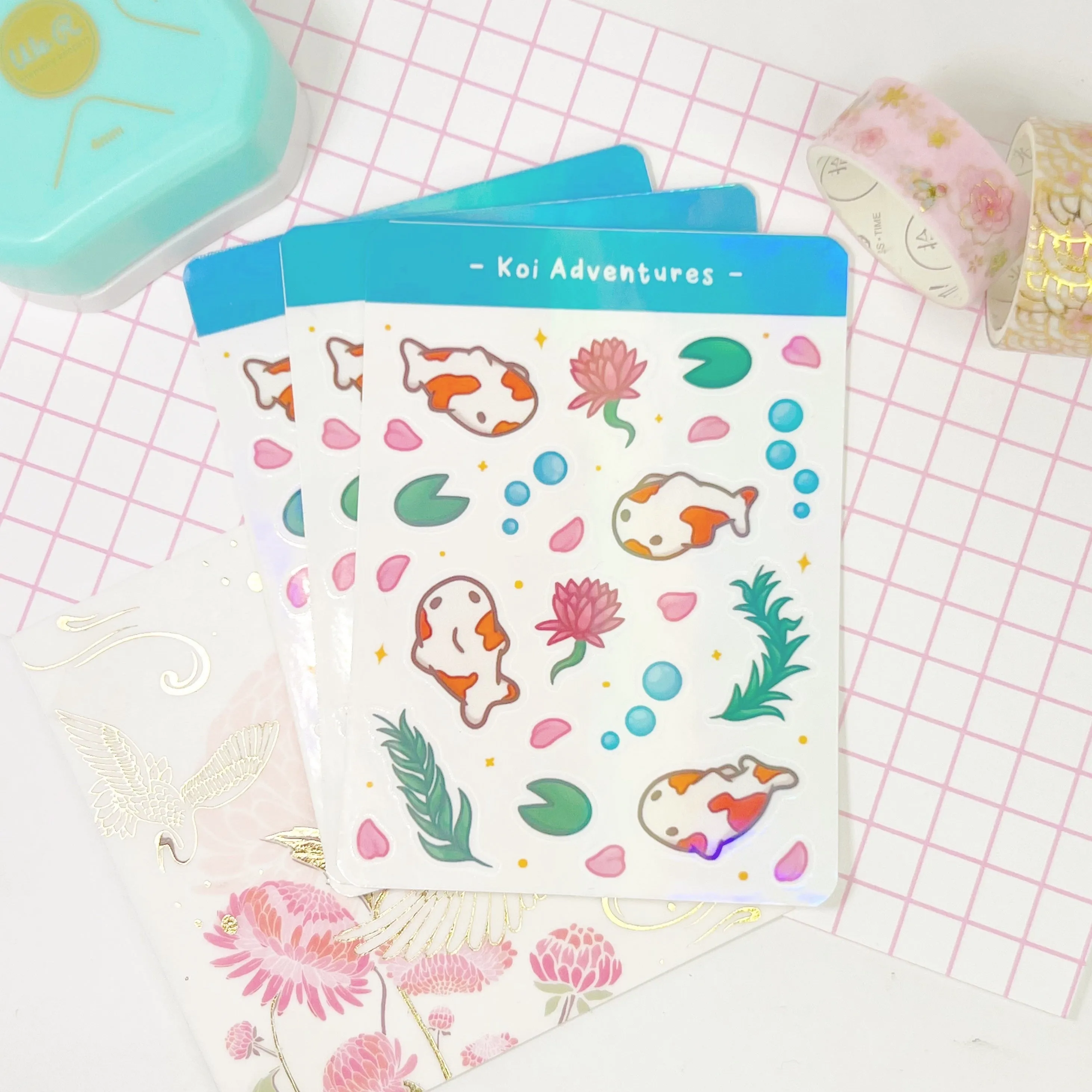 Koi Adventures Sticker Sheet