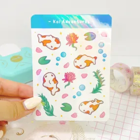 Koi Adventures Sticker Sheet