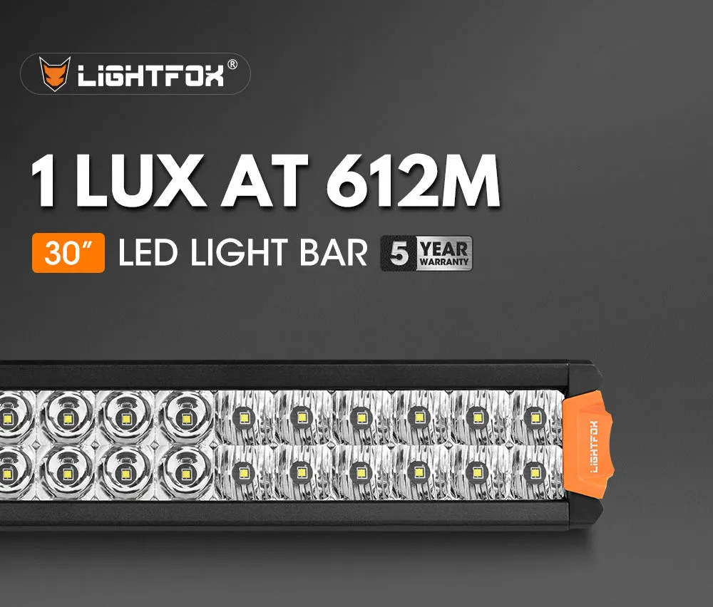 Lightfox Rigel Series 30inch LED Light Bar 1 Lux @ 612M IP68 22,644 Lumens