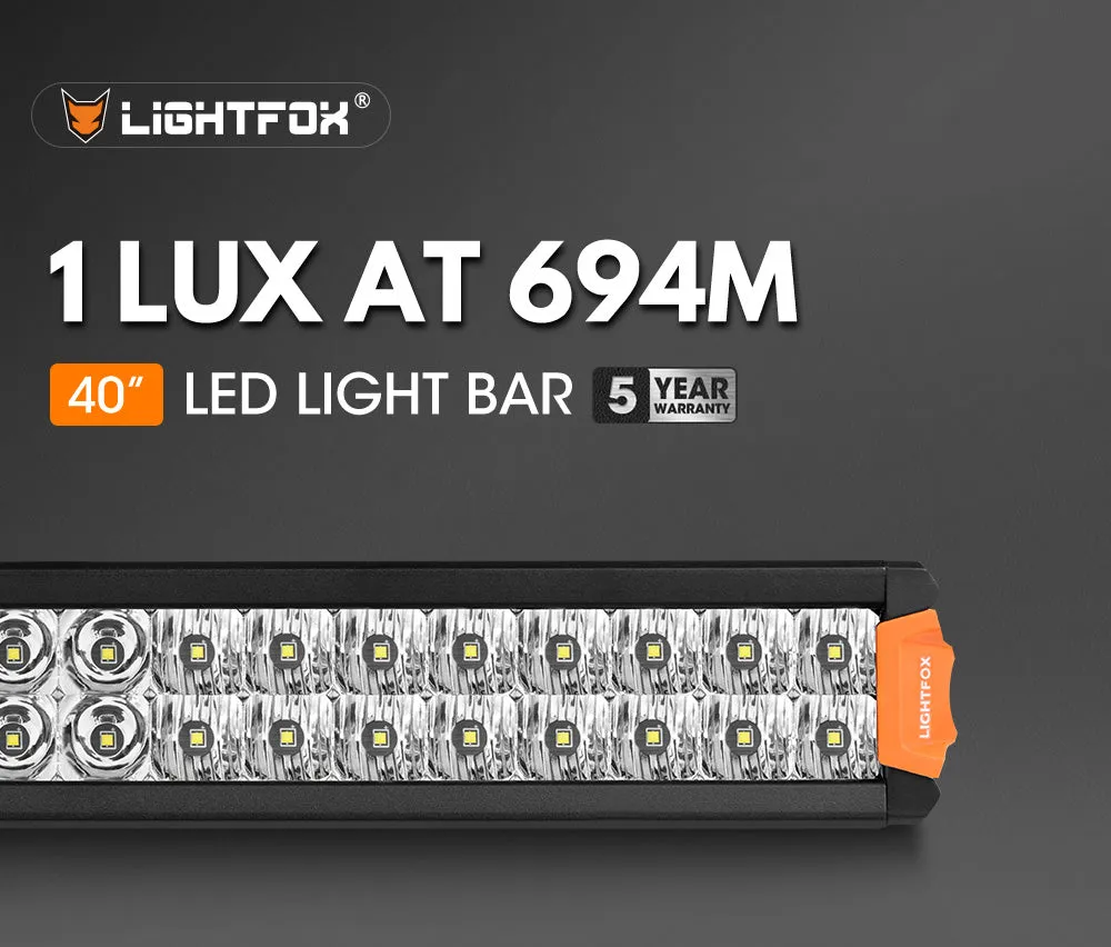 Lightfox Rigel Series 40inch LED Light Bar 1 Lux @ 694M IP68 30,192 Lumens