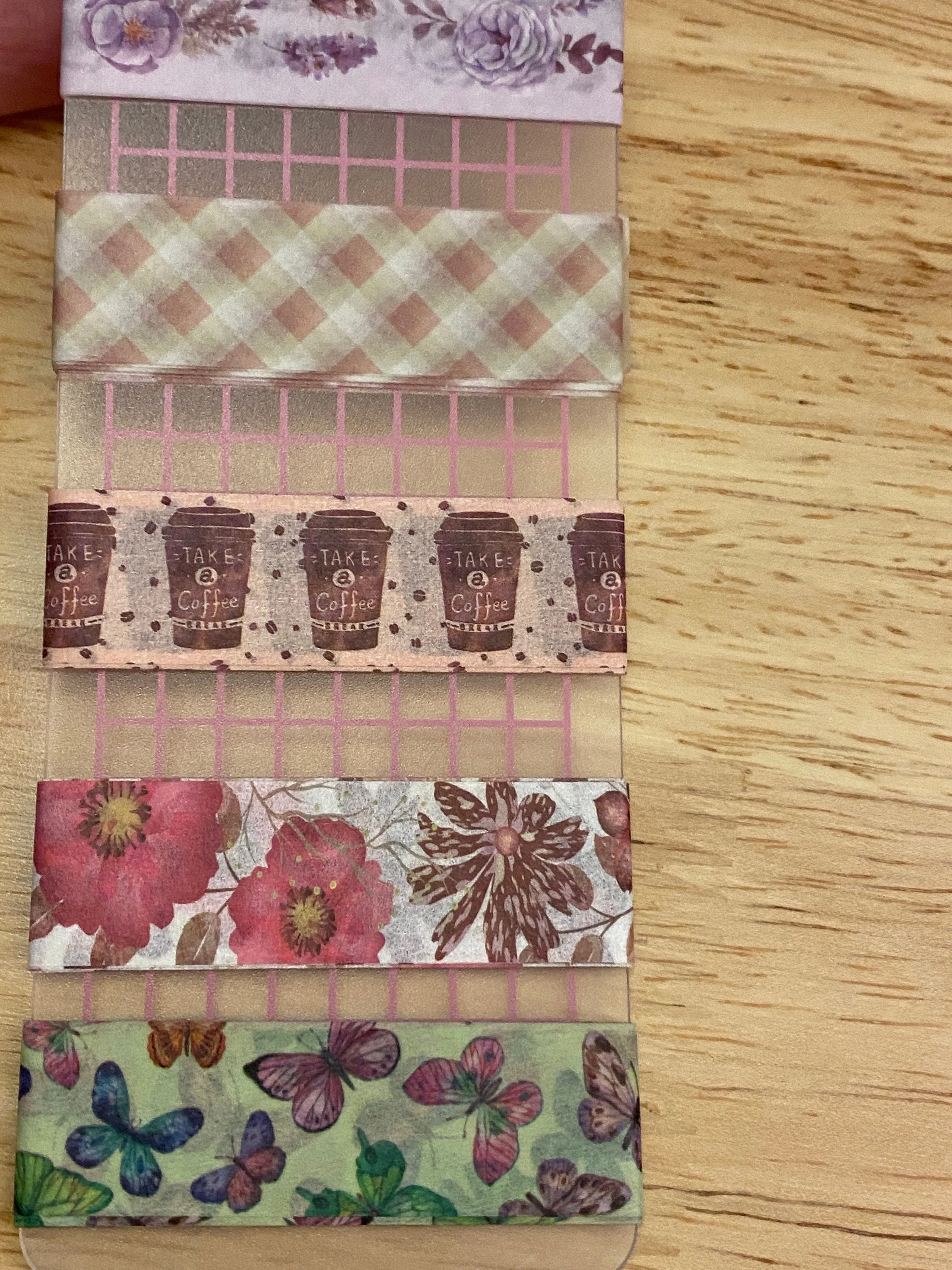 Mix of 6 Different Washi Tapes