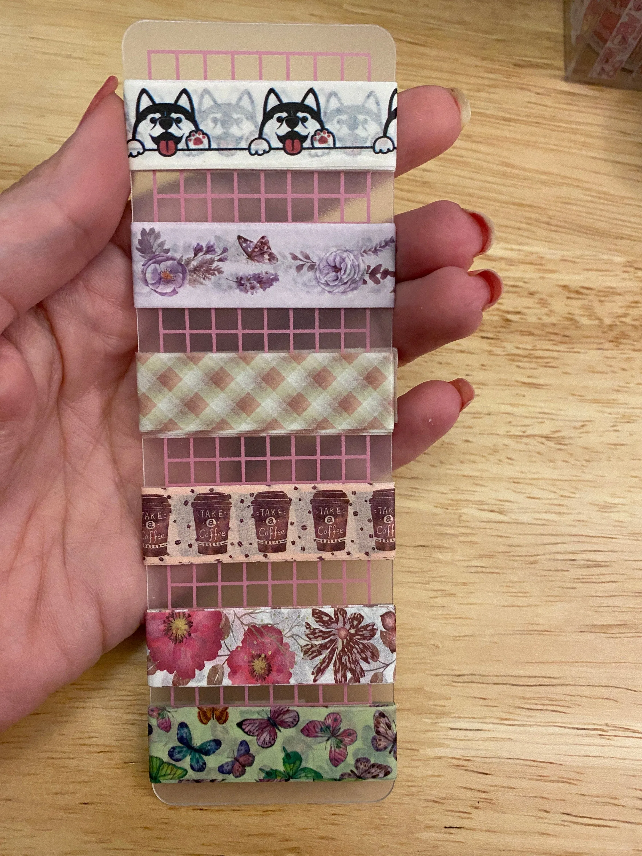 Mix of 6 Different Washi Tapes