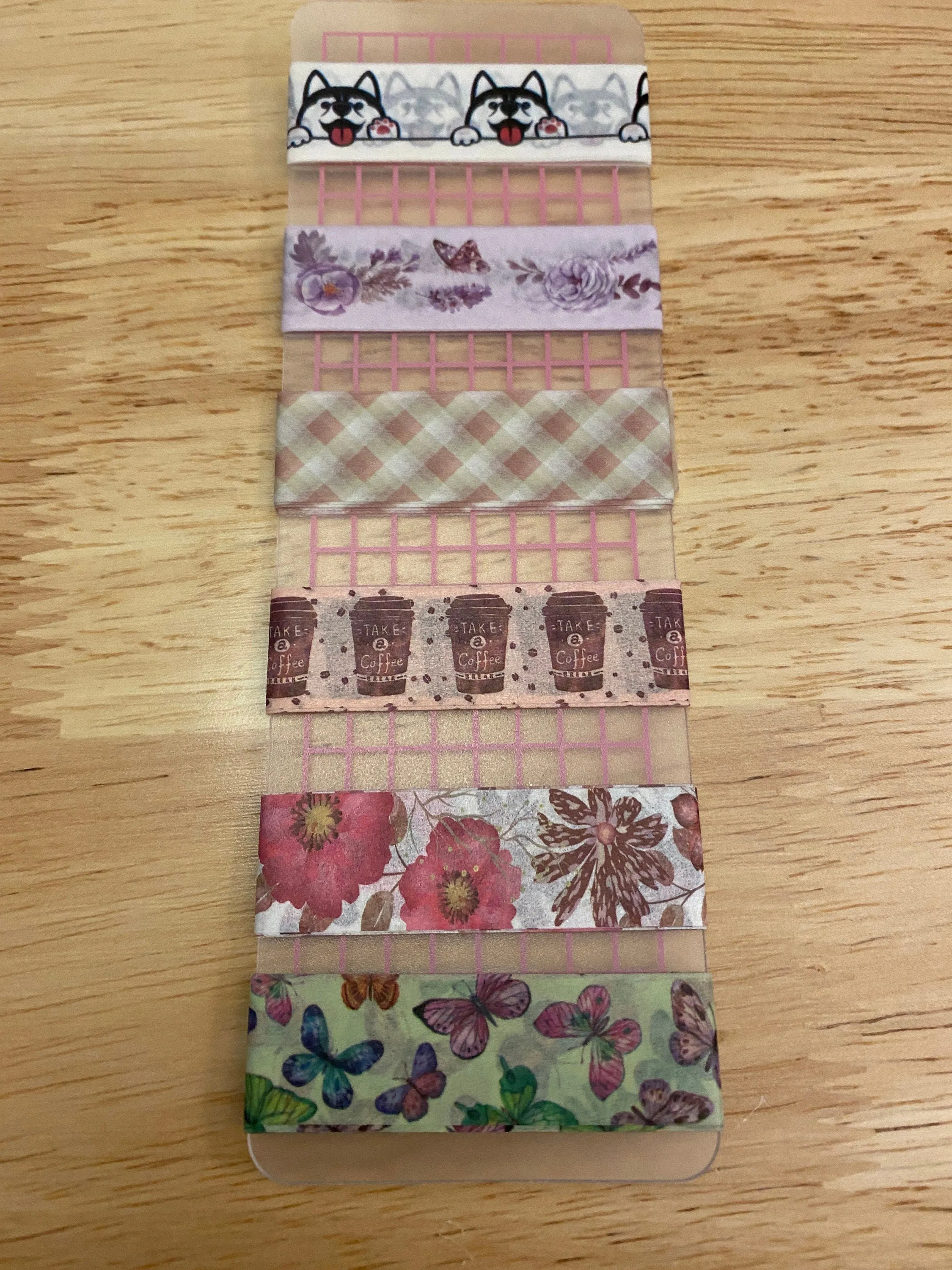 Mix of 6 Different Washi Tapes