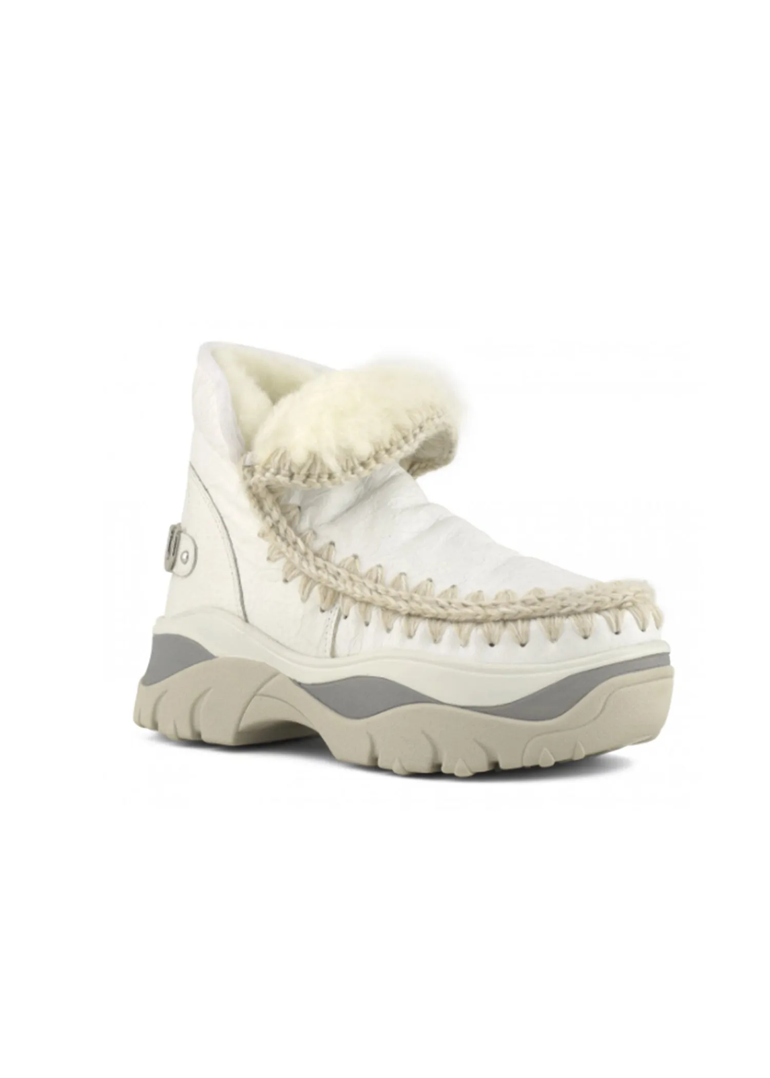 MOU Chunky Eskimo Logo Big Metallic Sneaker Boot - MD