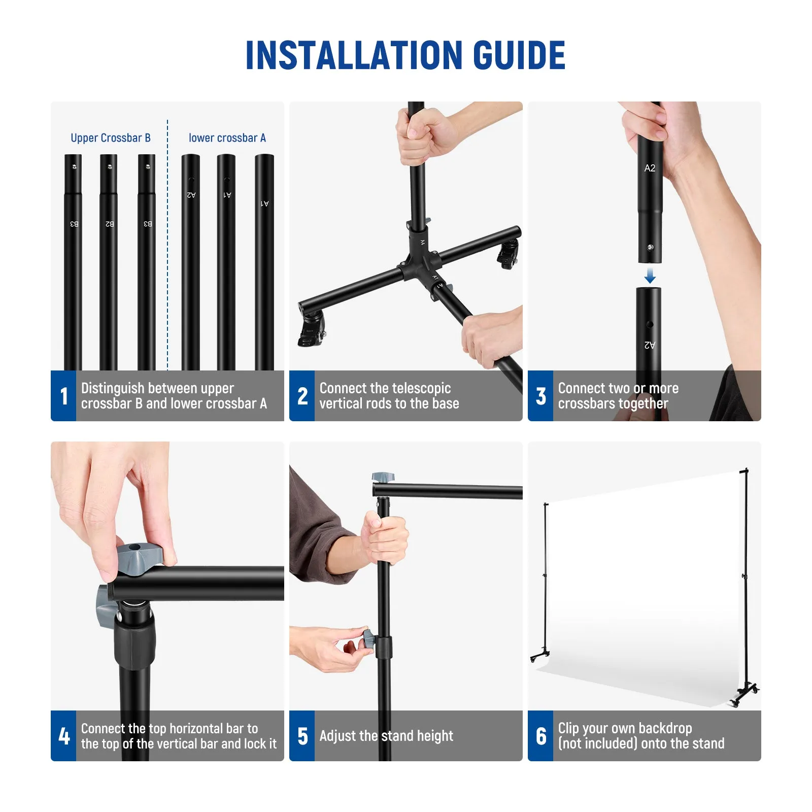 NEEWER NK-01 Backdrop Stand Heavy Duty