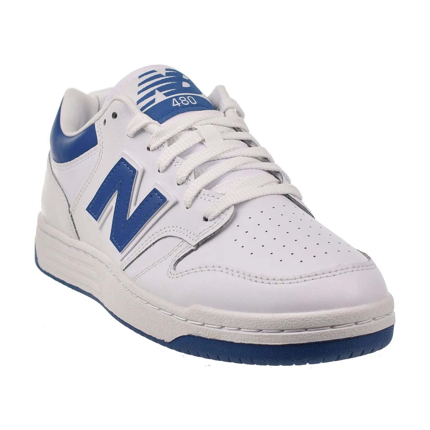 New Balance 480 Men's Shoes White-Blue