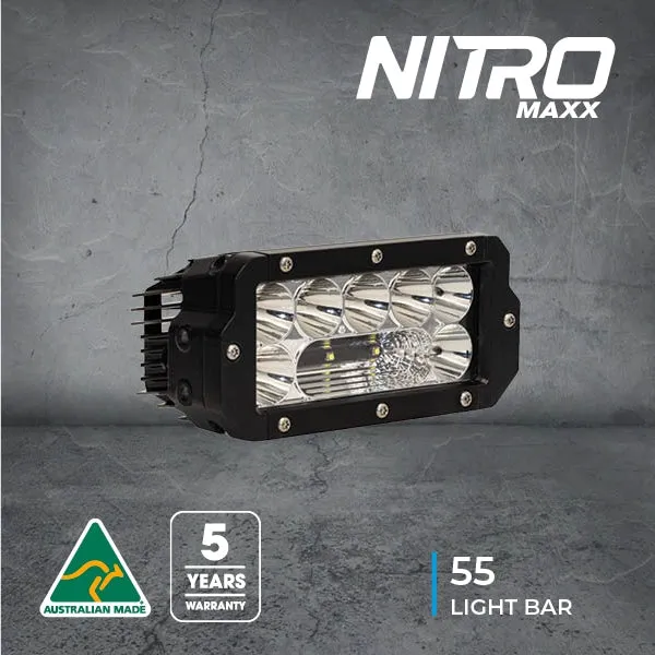 NITRO Maxx 55W 7″ LED Light bar | Ultra Vision Lighting