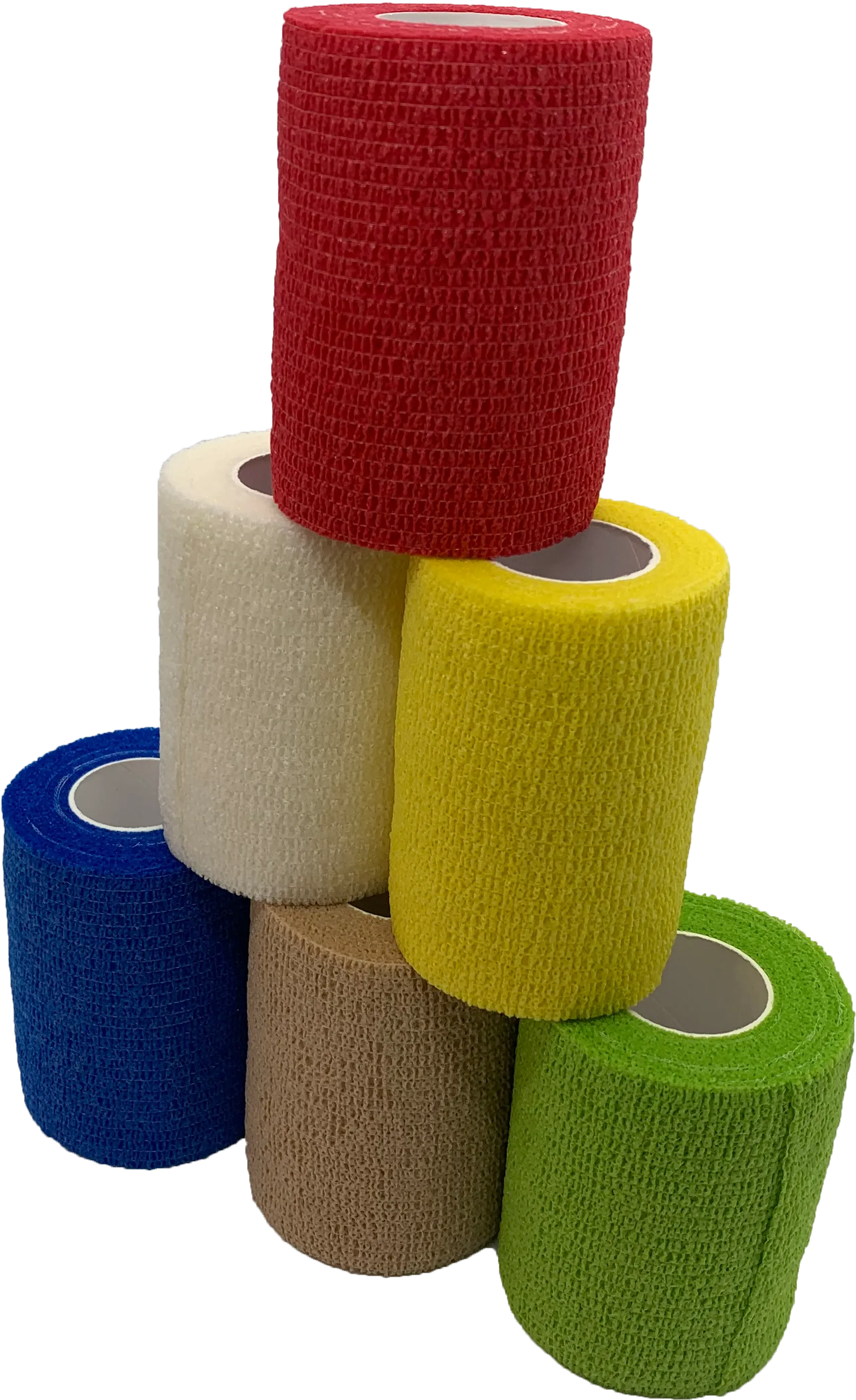 Non-Woven Cohesive Bandage Wrap, Self Adherent, (Color)