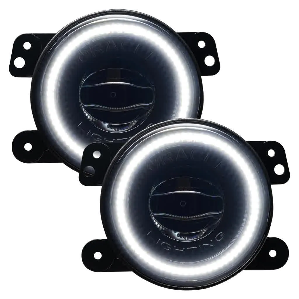 Oracle LED Fog Lights Jeep Wrangler JK/JL & Gladiator JT (07-23) 20W w/ Halo