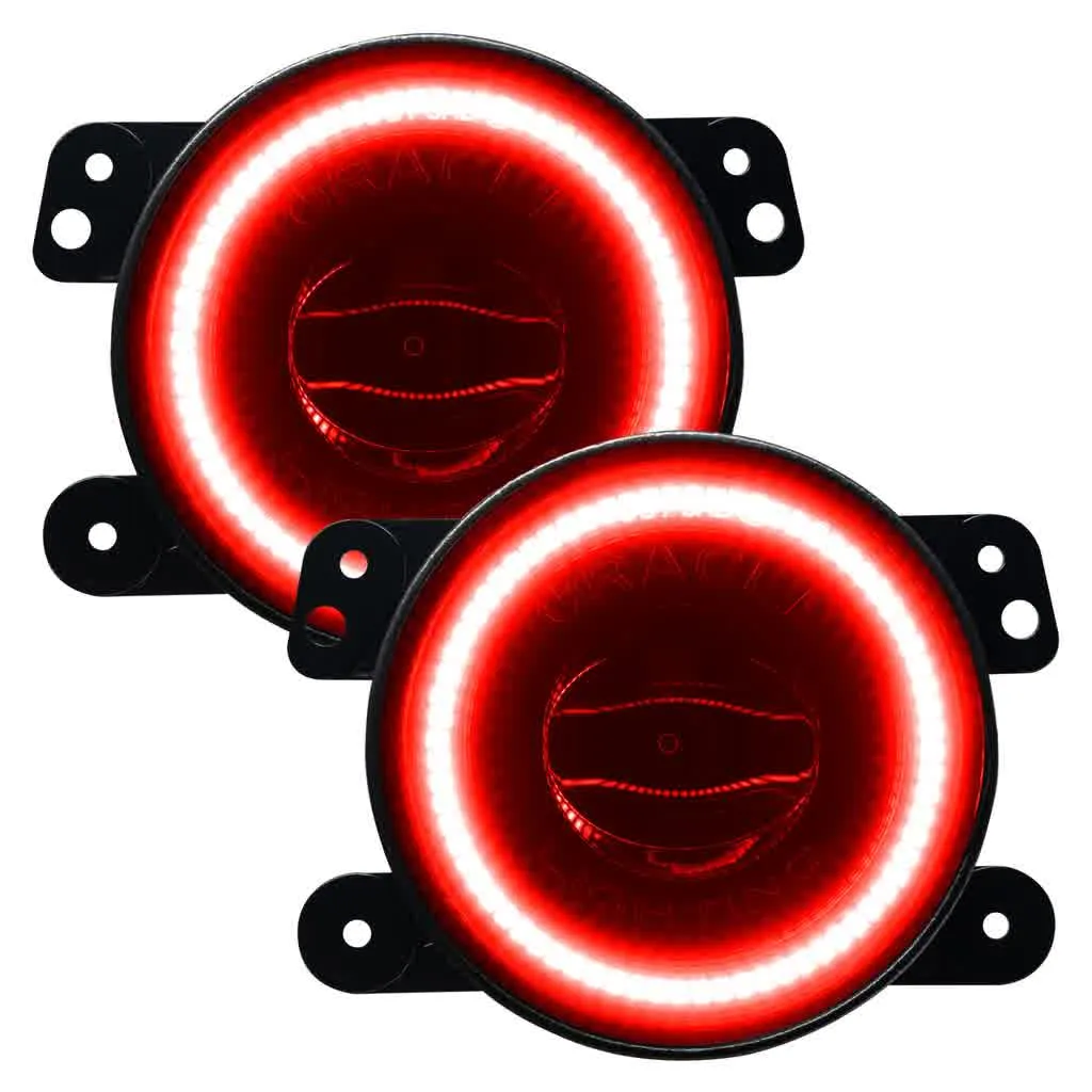 Oracle LED Fog Lights Jeep Wrangler JK/JL & Gladiator JT (07-23) 20W w/ Halo